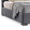 Baxton Studio Sophie Modern Grey Upholstered Queen Size Platform Bed 120-6683 - alternate 3